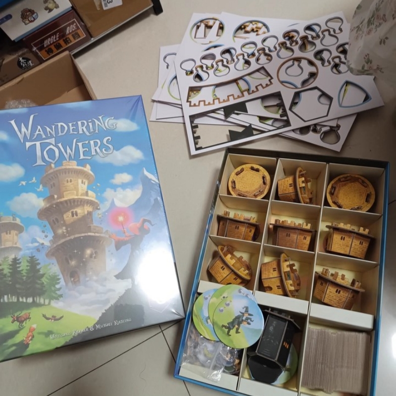 Strategy Board Game - Wandering Towers Strategy Board Game 1-6