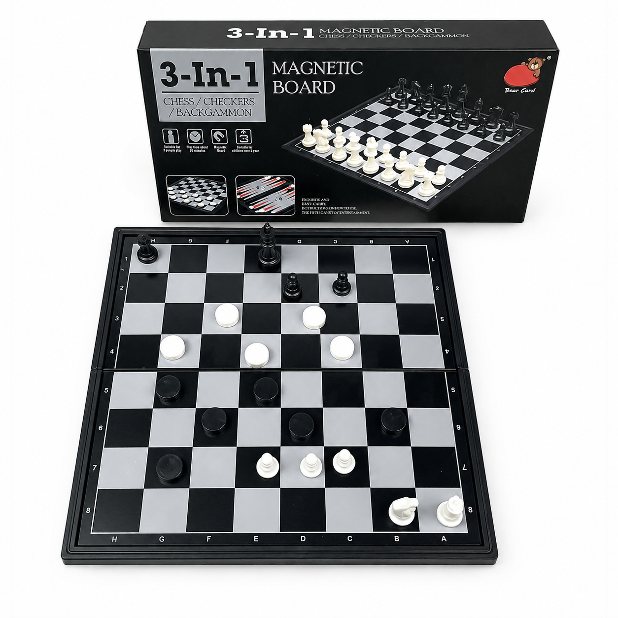 Board Game Zenith - 19.1x19.7cm 3 in 1 Folding Magnetic