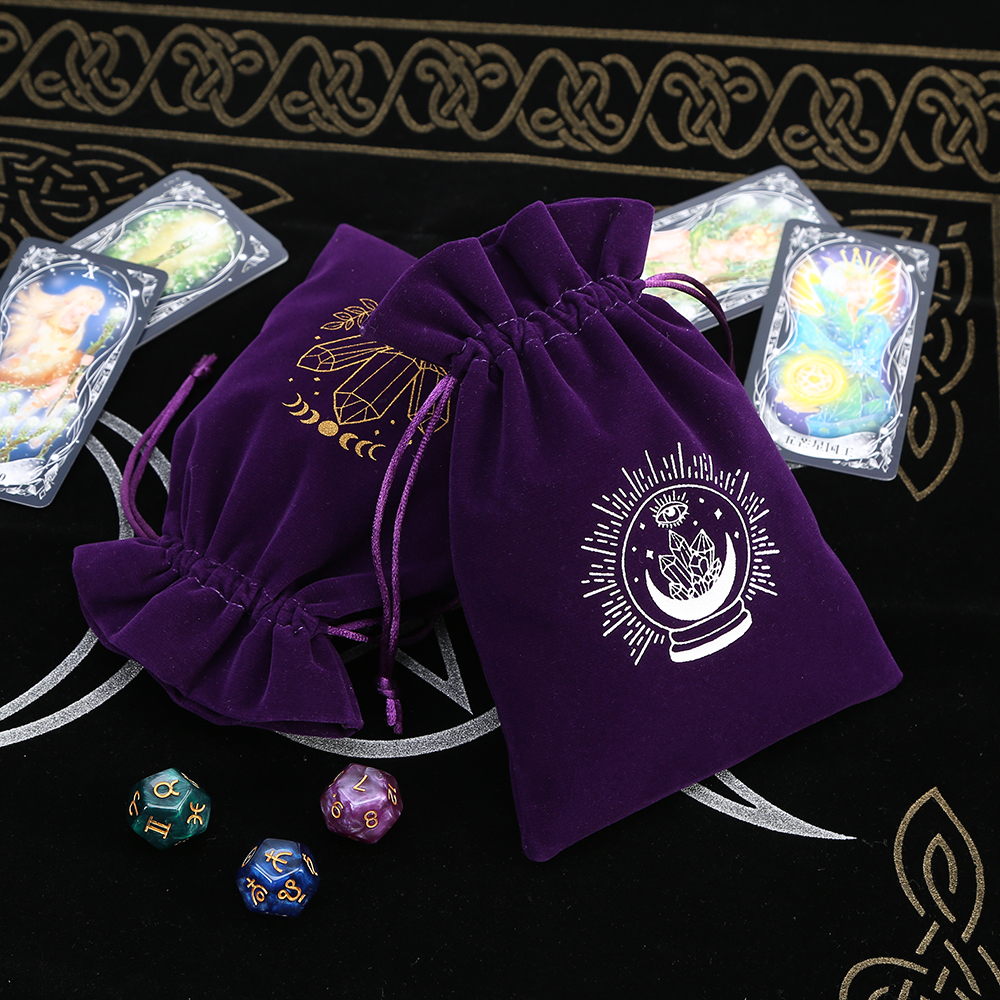 Board Game Organization - 5Pcs Tarot Storage Velvet Bag Drawstring