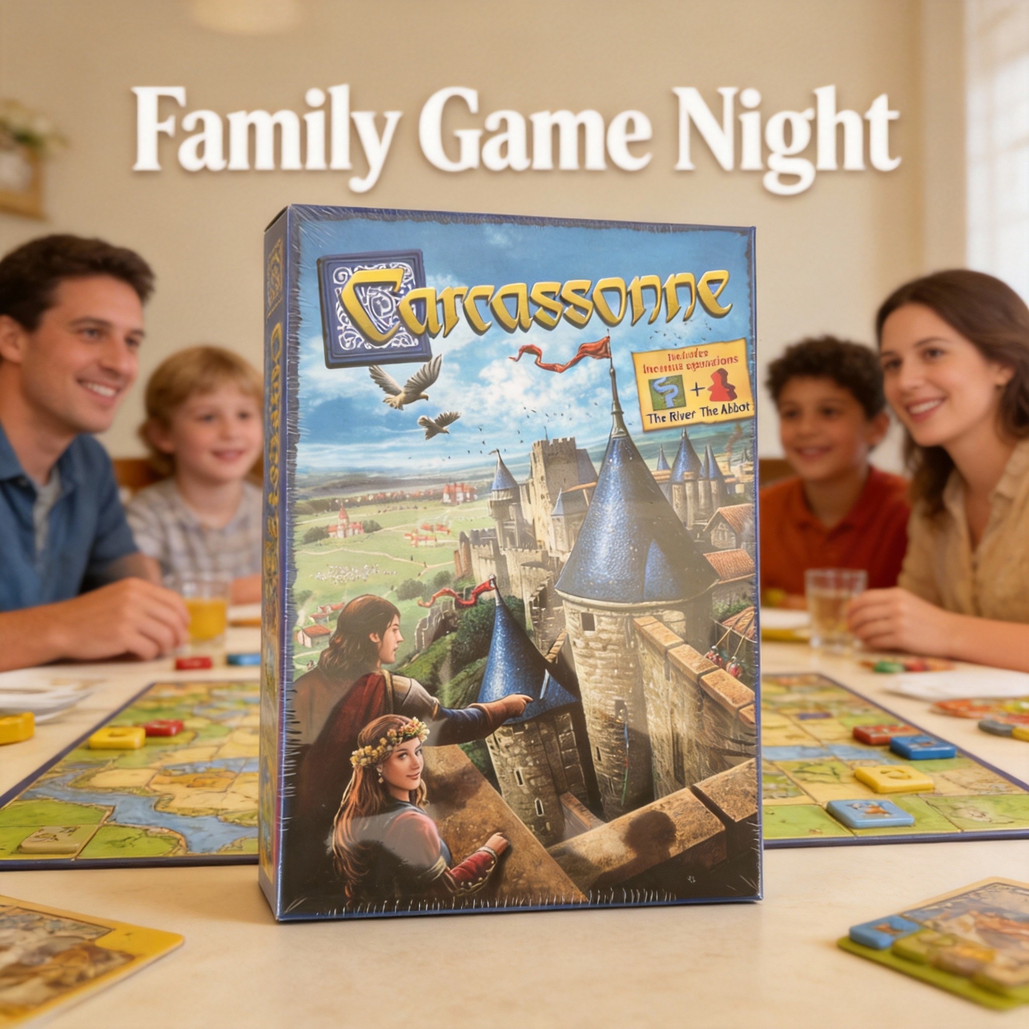 Board Game Zenith - Carcassonne （English Edition） - Medieval Strategic