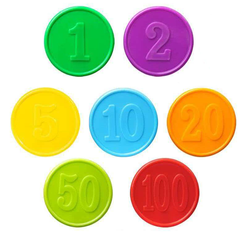 40PCS Poker Chips With Numbers - Board Game Zenith ulasan dan harga