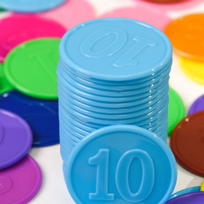 40PCS Poker Chips With Numbers - Board Game Zenith ulasan dan harga