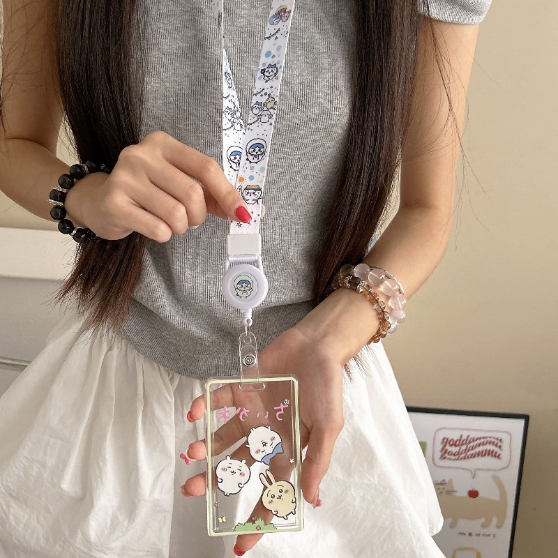 Cute Cartoon Chiikawa Transpar - Card Sleeves Protector ulasan dan harga