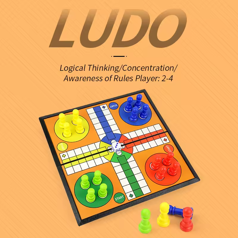 Ludo Game Set Strategy Game Pa - Strategy Board Game ulasan dan harga