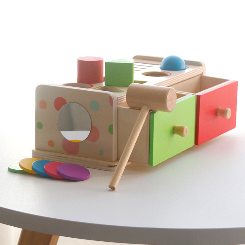 Montessori Wooden Sorting Stac - Board Game Organization ulasan dan harga