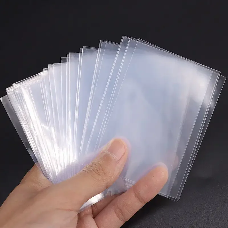 300/100Pcs 66*91mm Card Sleeve - Card Sleeves Protector ulasan dan harga