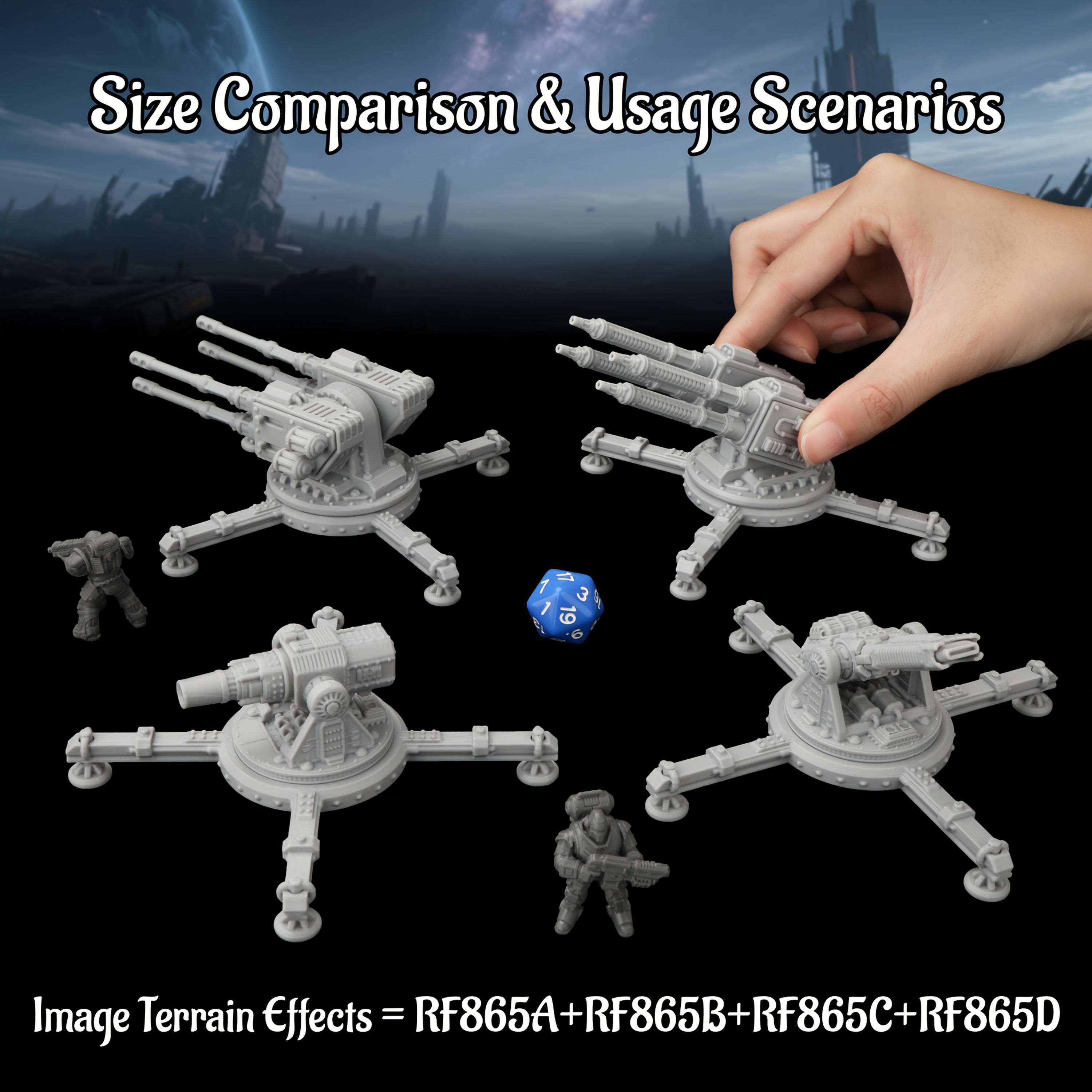 Sci-Fi Base Defense Miniature  - Board Game Dune ulasan dan harga