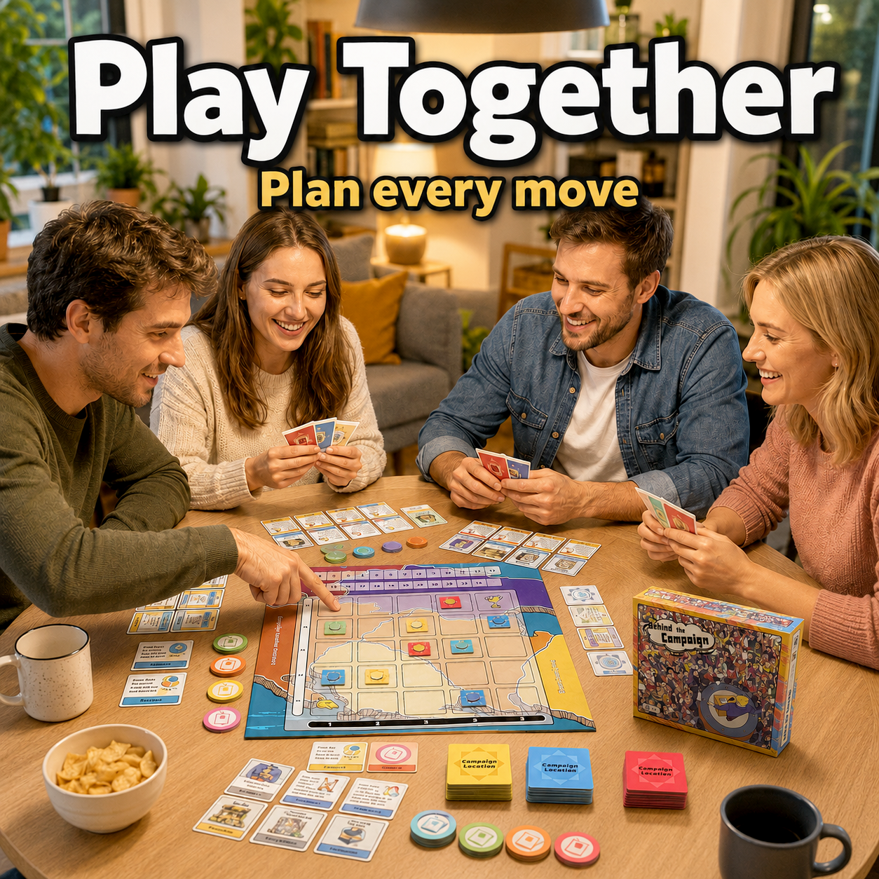 Map Strategy Card Game, 4-6 Pl - Strategy Board Game ulasan dan harga