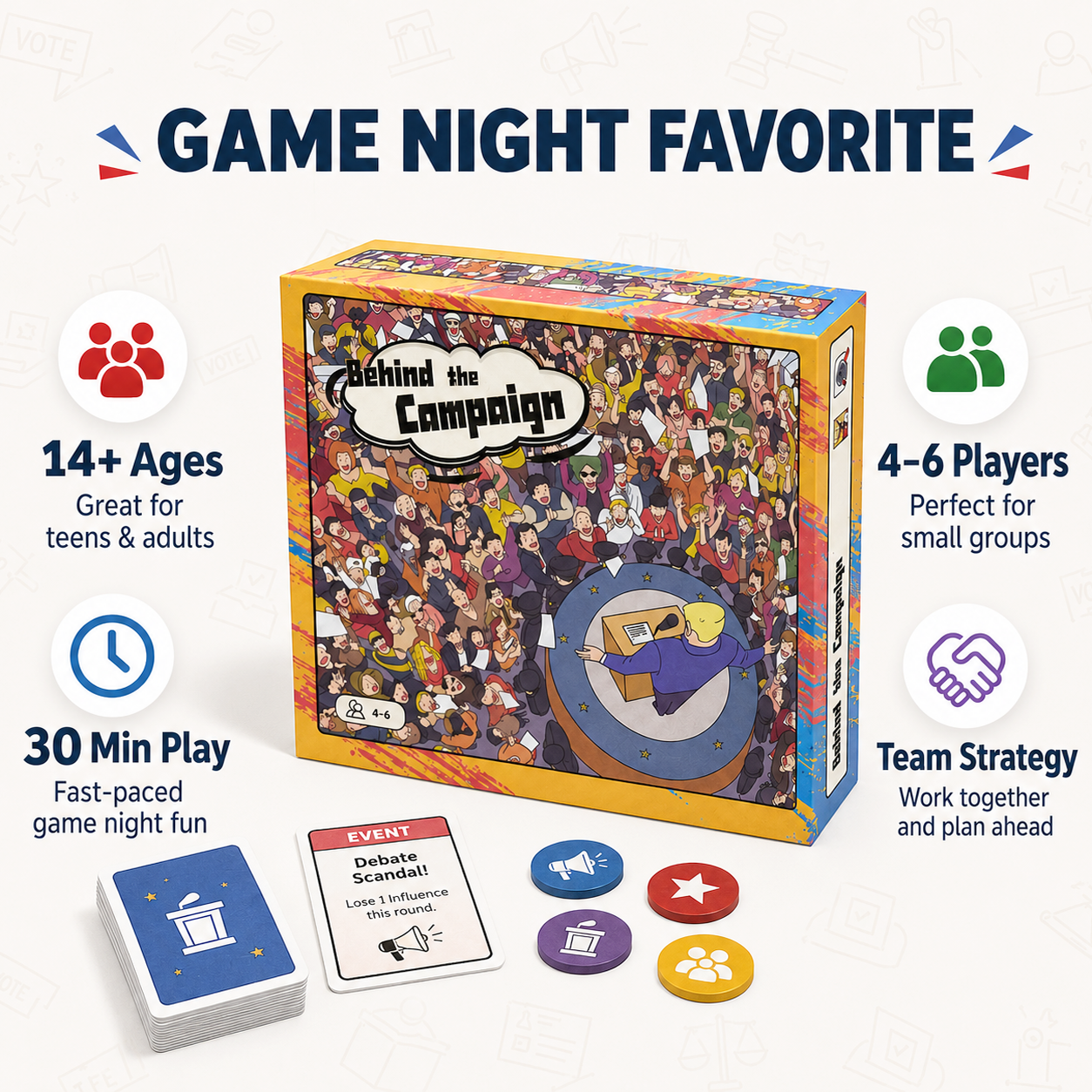 Map Strategy Card Game, 4-6 Pl - Strategy Board Game ulasan dan harga