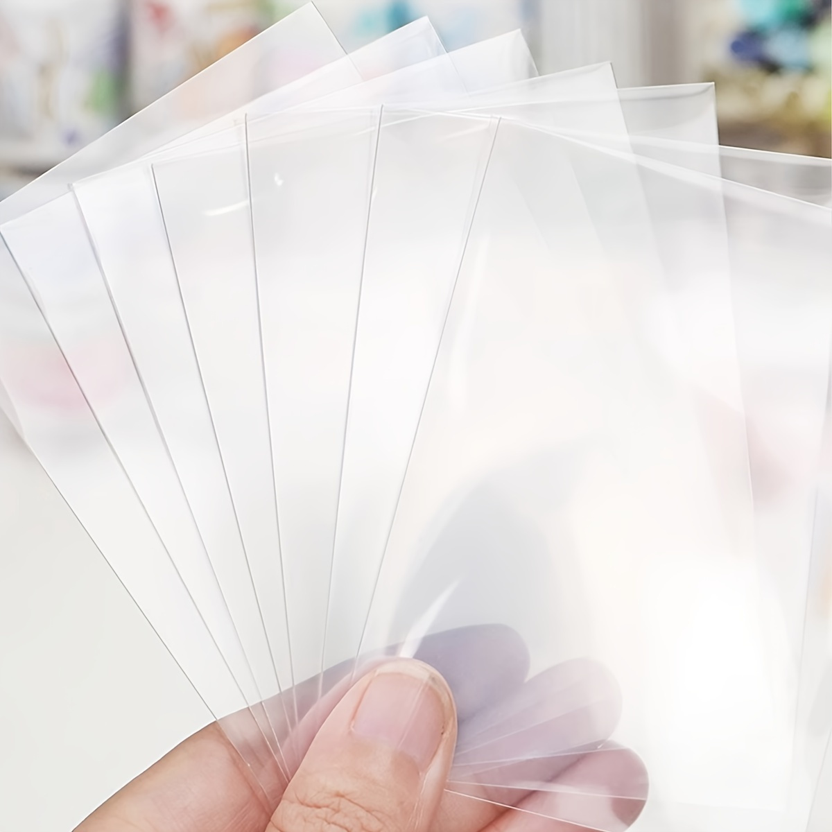 50/100pcs high-definition card - Card Sleeves Protector ulasan dan harga