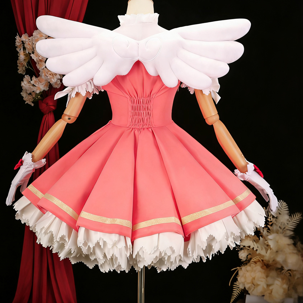 Kinomoto Sakura Cosplay Pink L - Board Game Card ulasan dan harga