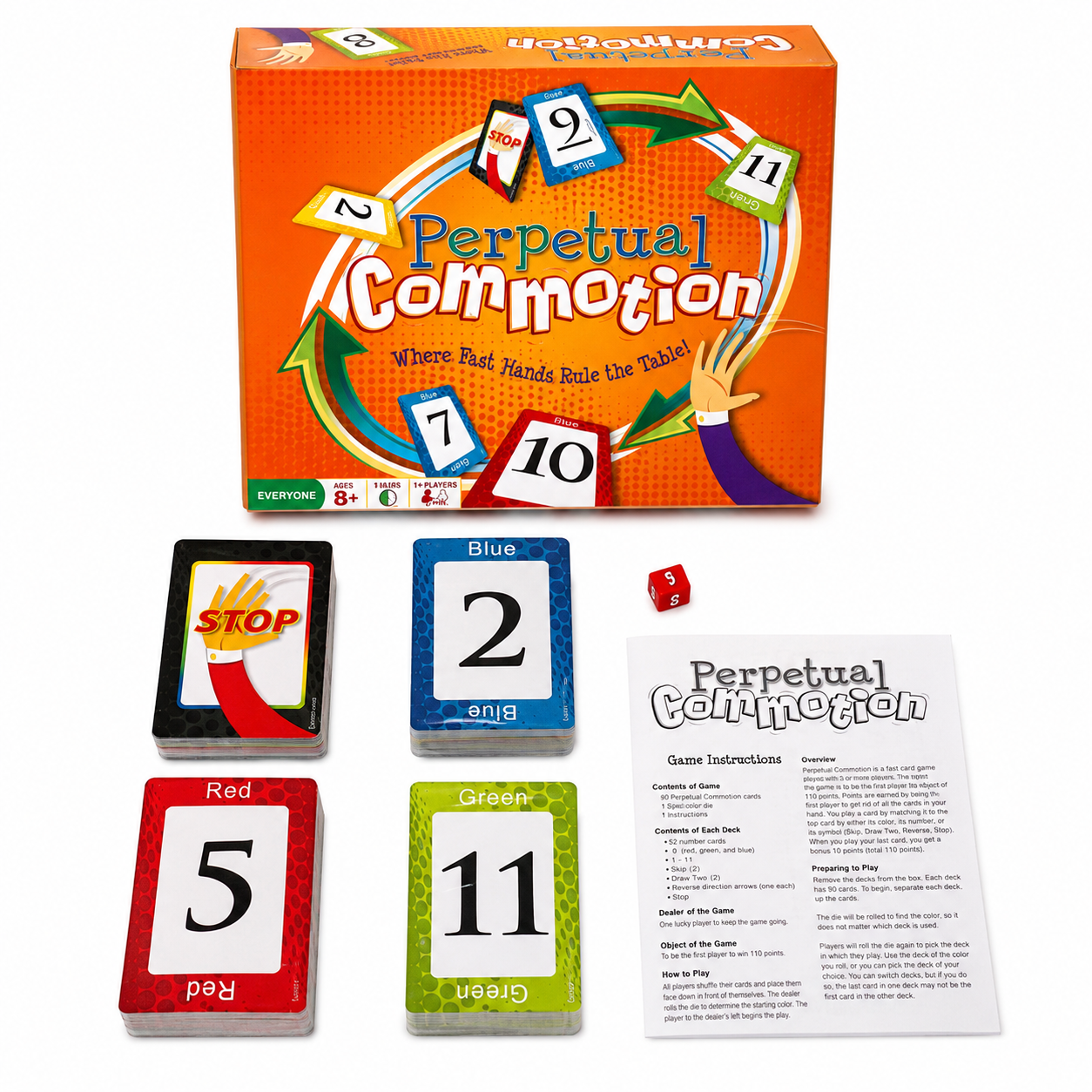 Perpetual Commotion Fast Hands - Strategy Board Game ulasan dan harga