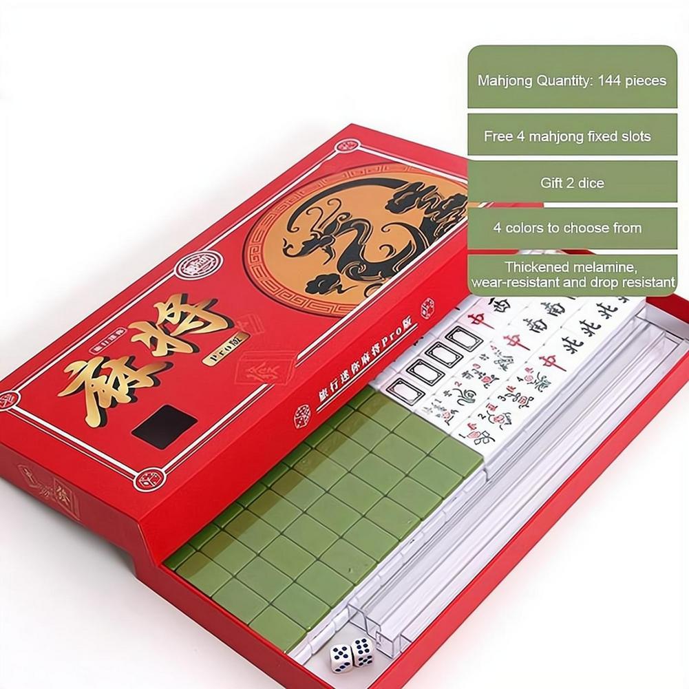 Portable Travel Mini Mahjong S - Board Game Organization ulasan dan harga