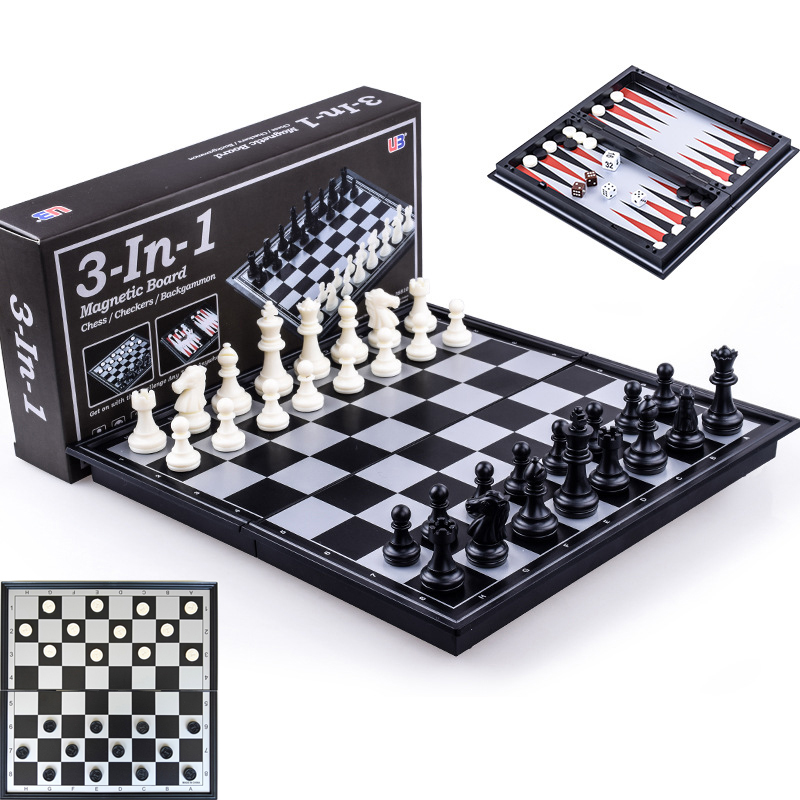 Foldable Magnetic Chess 25CM C - Board Game Zenith ulasan dan harga