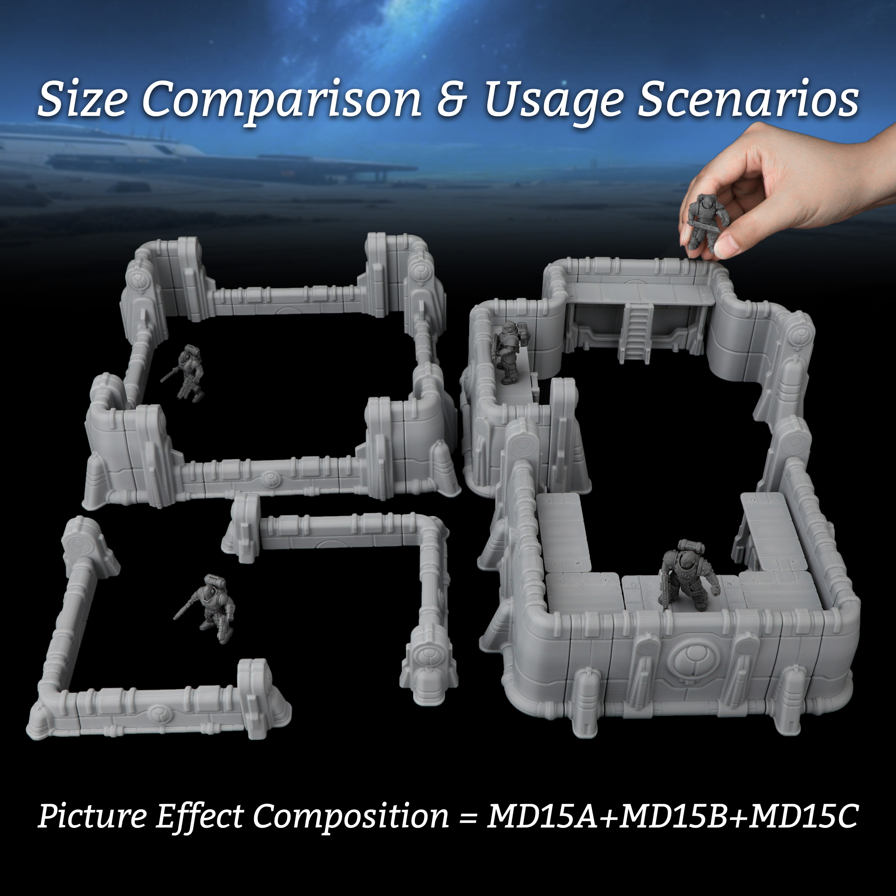 Sci-Fi Modular Fortress Defens - Board Game Dune ulasan dan harga