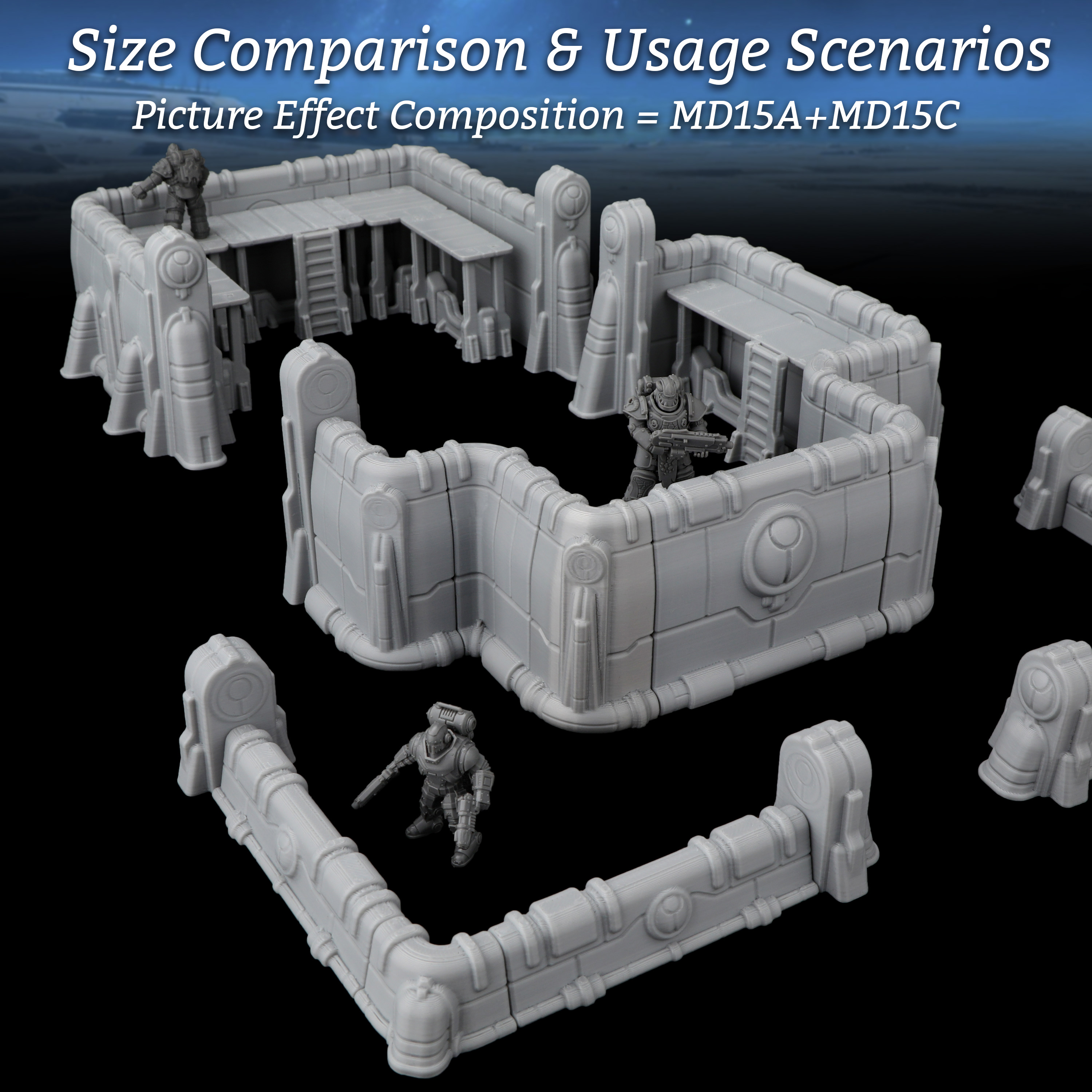 Sci-Fi Modular Fortress Defens - Board Game Dune ulasan dan harga