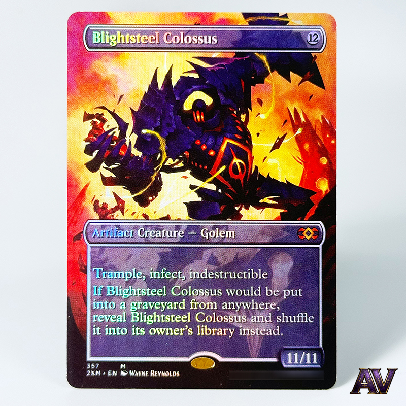 Foil Blightsteel Colossus [Eng - Board Game Card ulasan dan harga