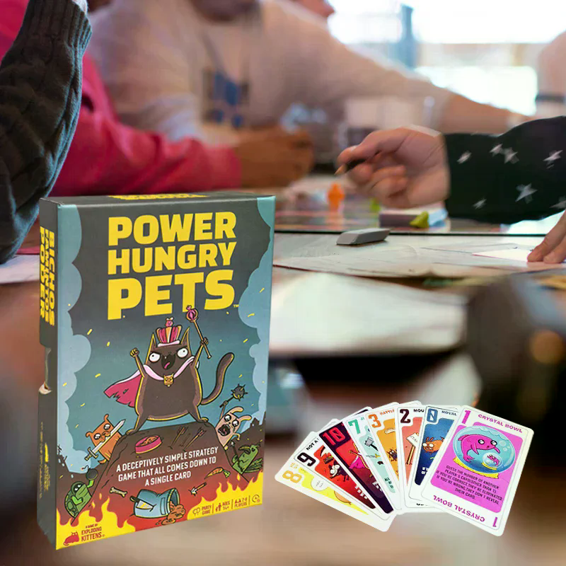 Power Hungry Pets Card Game Fa - Strategy Board Game ulasan dan harga