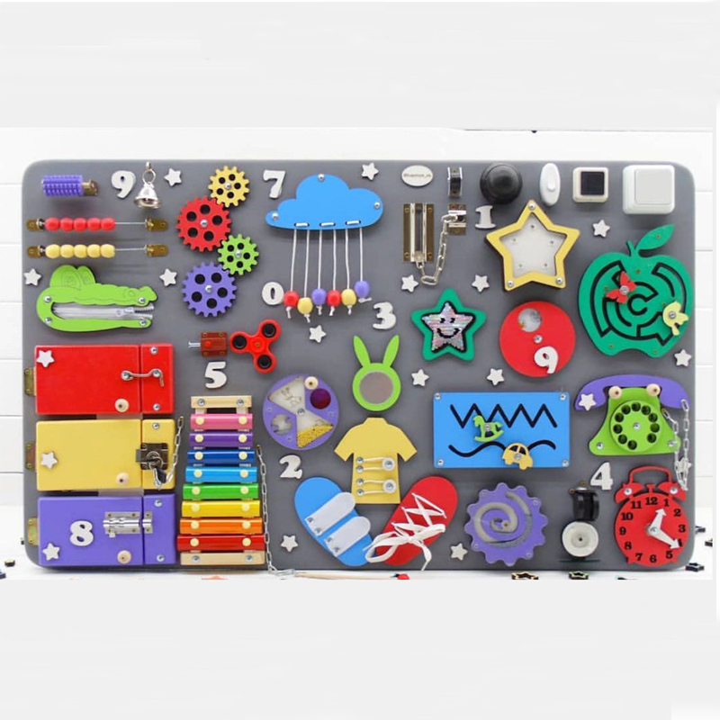 Busy Board DIY Montessori Toys - Board Game Zenith ulasan dan harga