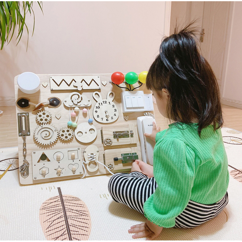 Busy Board DIY Montessori Toys - Board Game Zenith ulasan dan harga