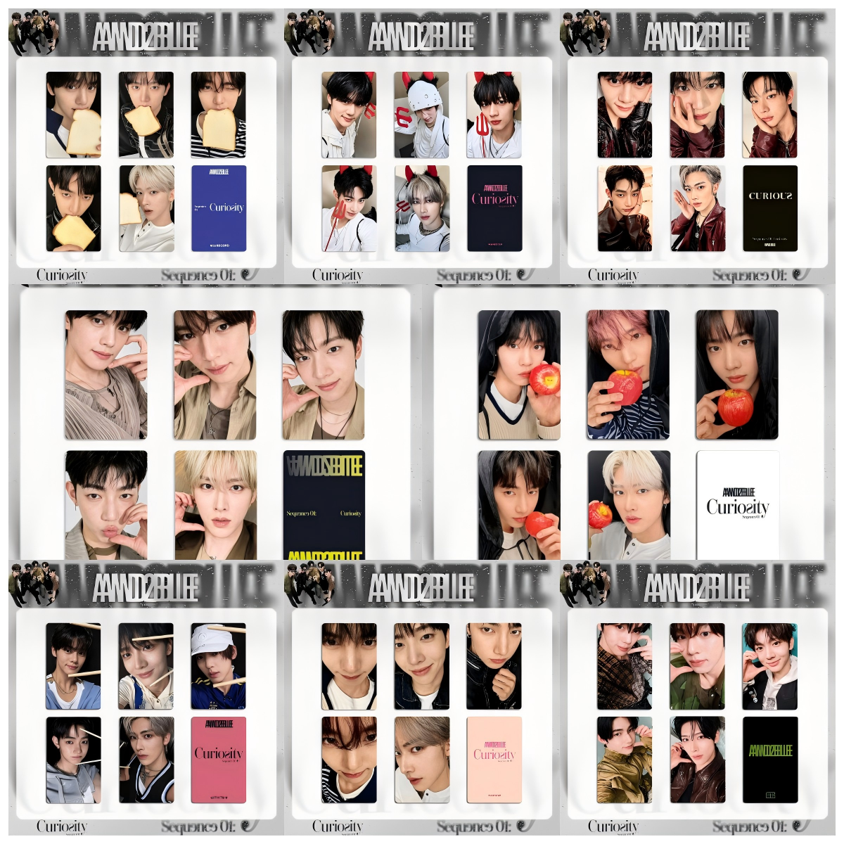 5PCS Popular KPOP Men's Group  - Board Game Sequence ulasan dan harga