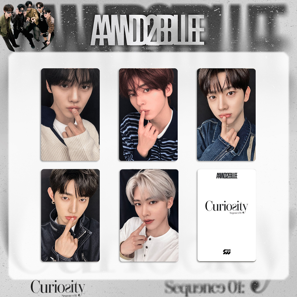 5PCS Popular KPOP Men's Group  - Board Game Sequence ulasan dan harga