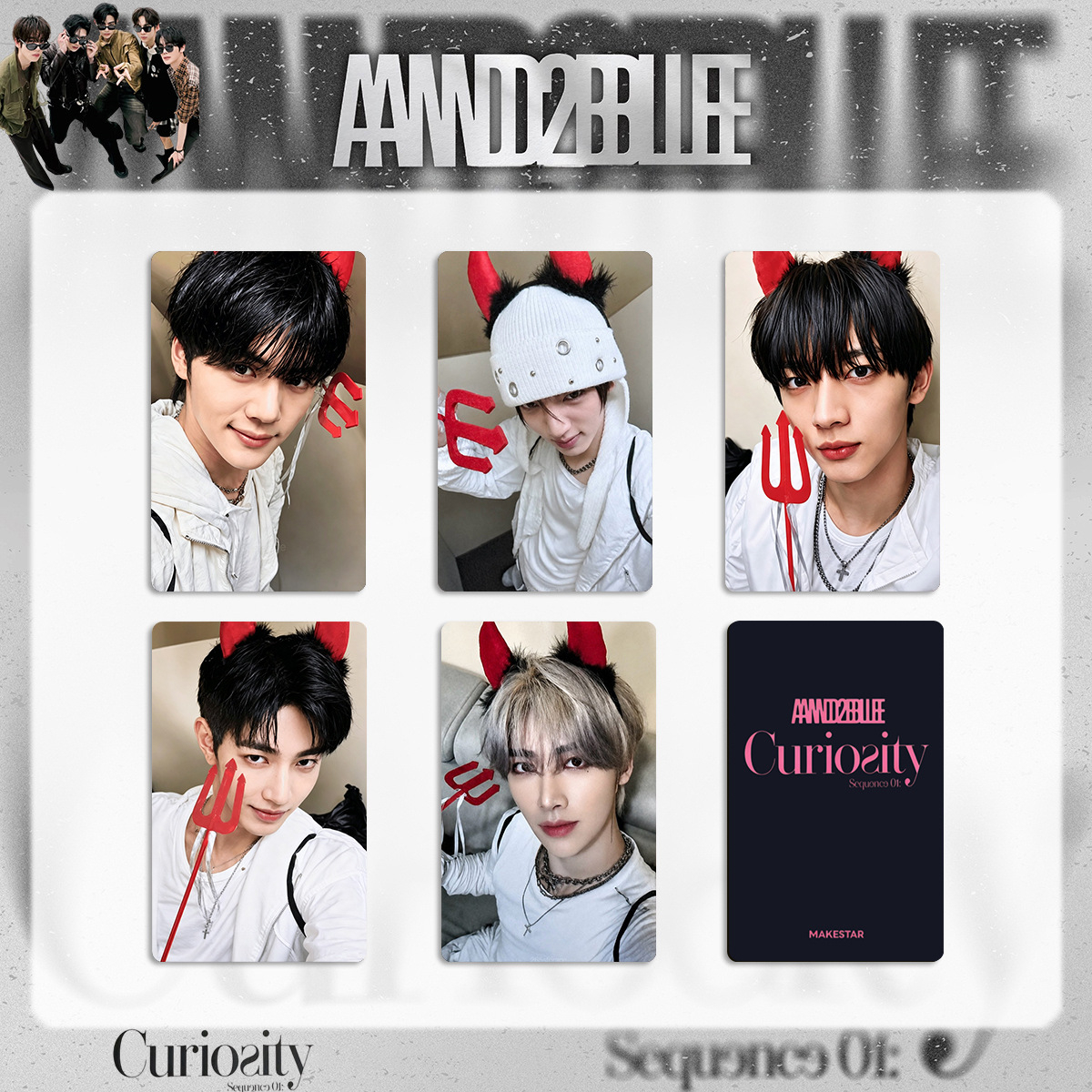 5PCS Popular KPOP Men's Group  - Board Game Sequence ulasan dan harga