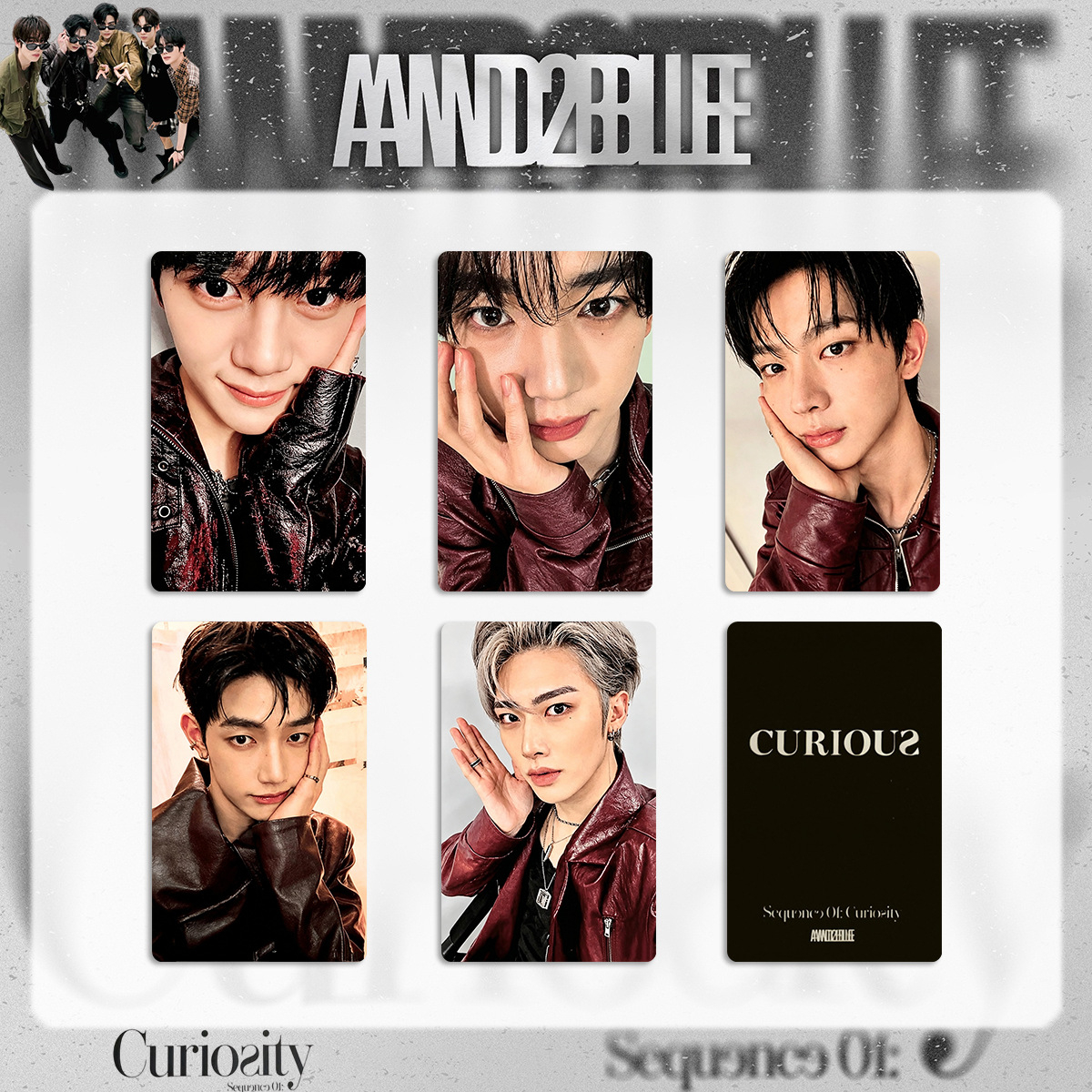 5PCS Popular KPOP Men's Group  - Board Game Sequence ulasan dan harga