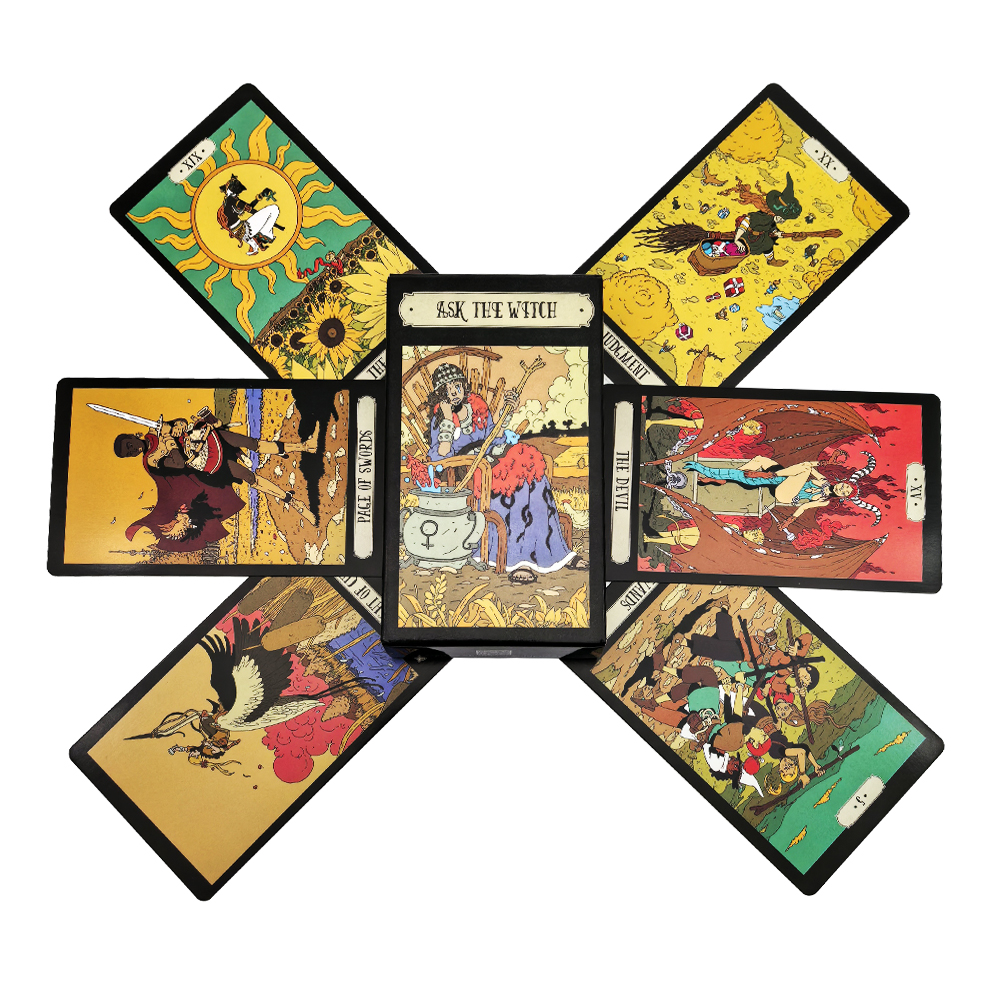 The Witch Tarot Cards Deck Eng - Board Game Card ulasan dan harga