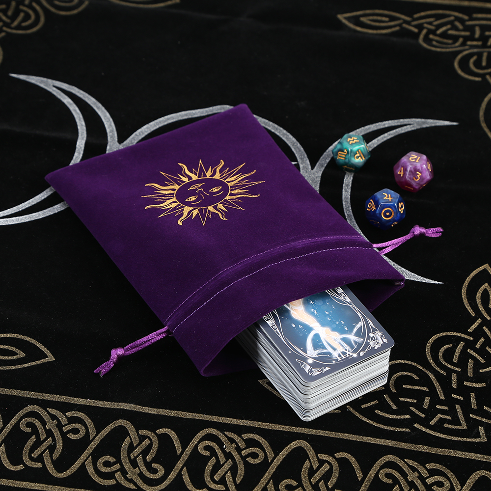 5Pcs Tarot Storage Velvet Bag  - Board Game Organization ulasan dan harga