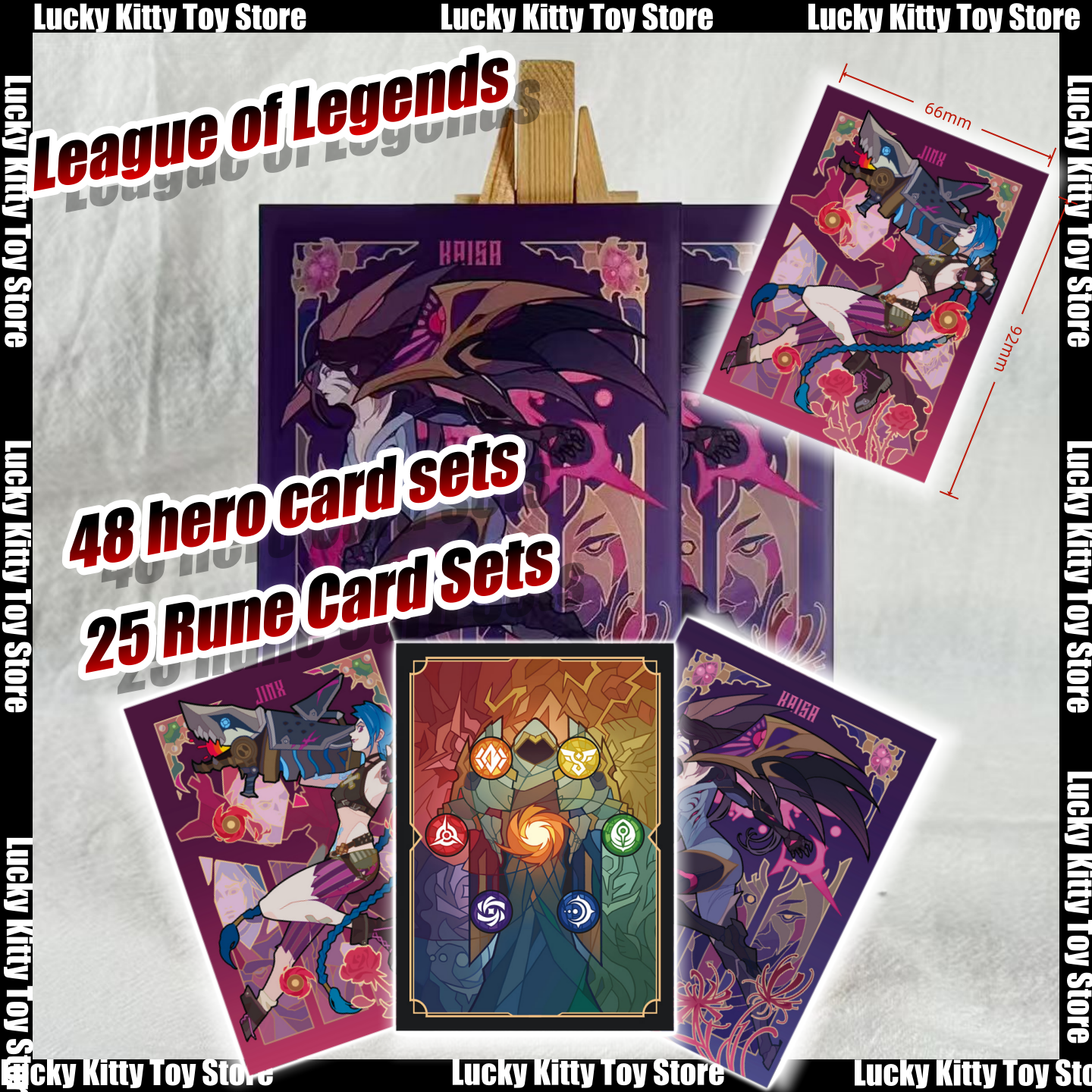 66X92Mm League of Legends TCG  - Card Sleeves Protector ulasan dan harga