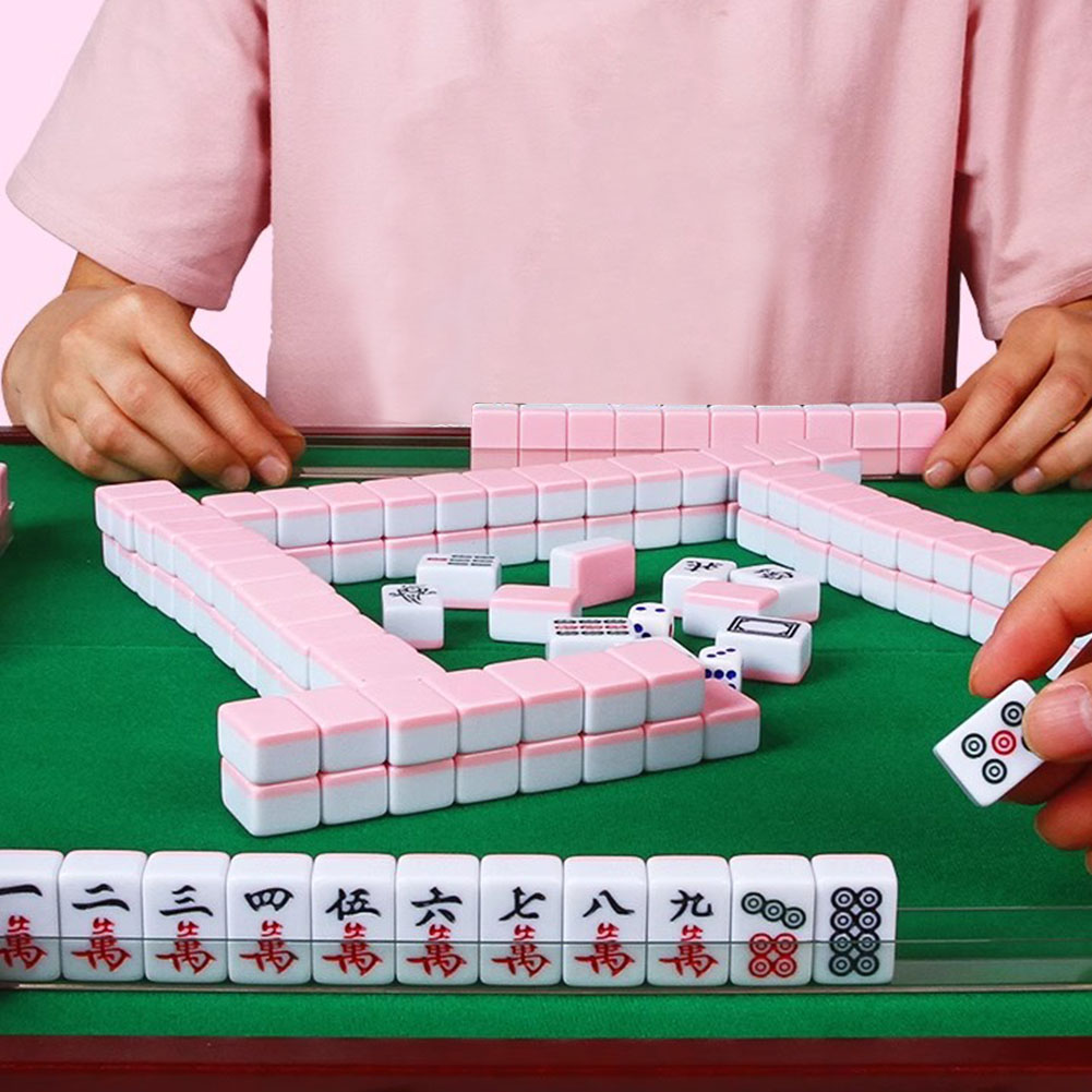 Portable Travel Mini Mahjong S - Board Game Organization ulasan dan harga