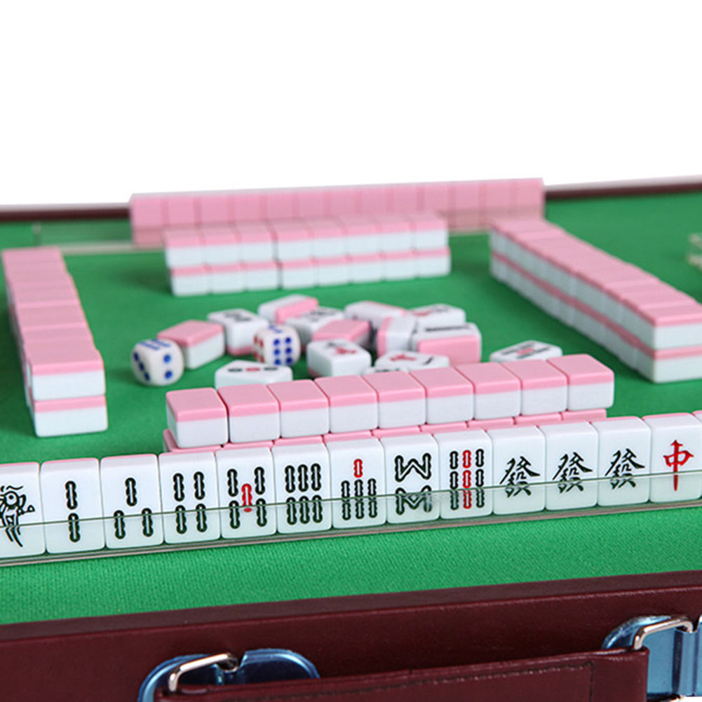 Portable Travel Mini Mahjong S - Board Game Organization ulasan dan harga