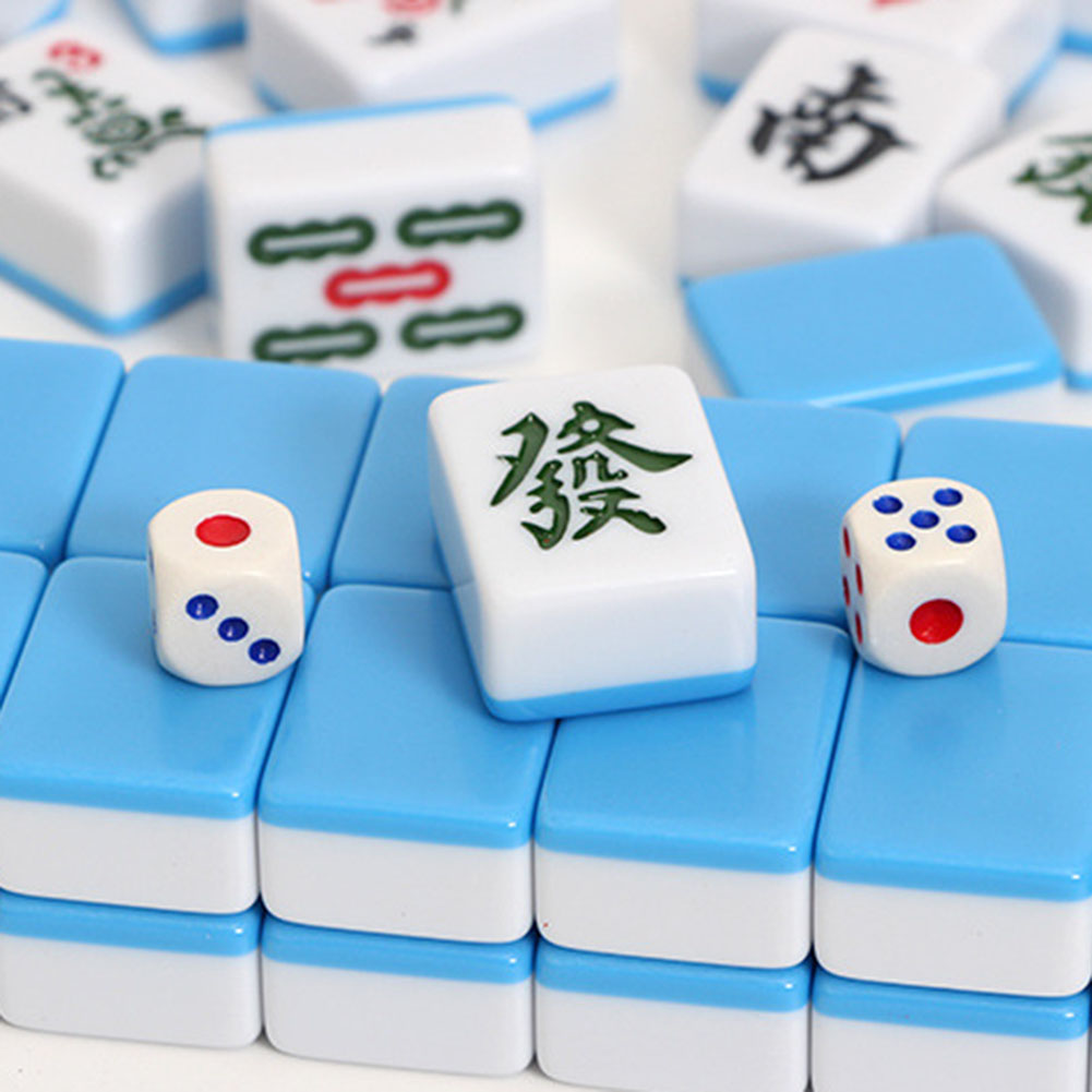 Portable Travel Mini Mahjong S - Board Game Organization ulasan dan harga