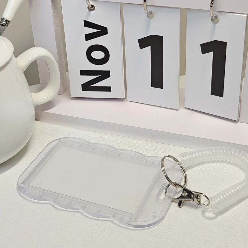 Photocard Holder Key Chain INS - Card Sleeves Protector ulasan dan harga