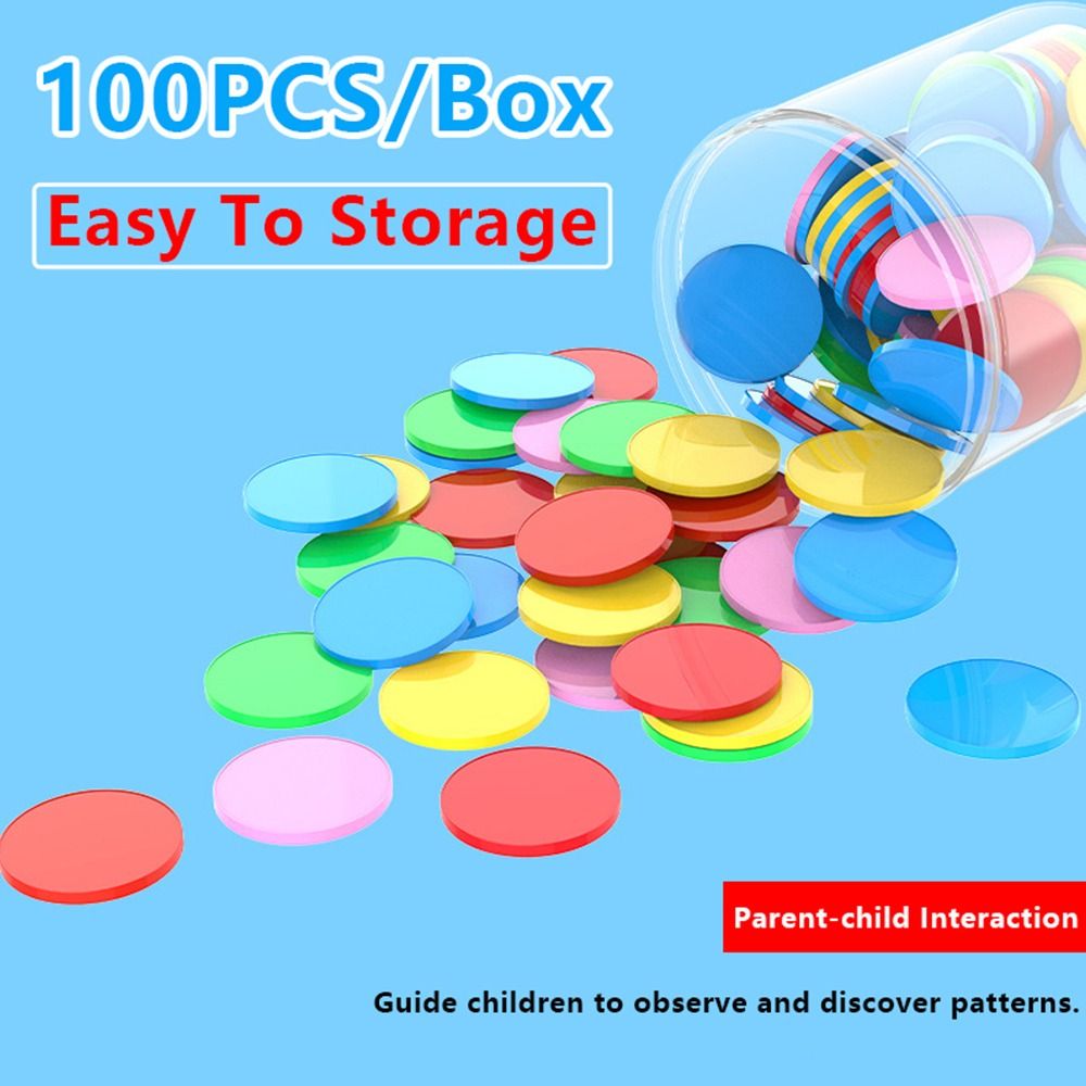 100pcs Plastic Counting Chips  - Board Game Zenith ulasan dan harga