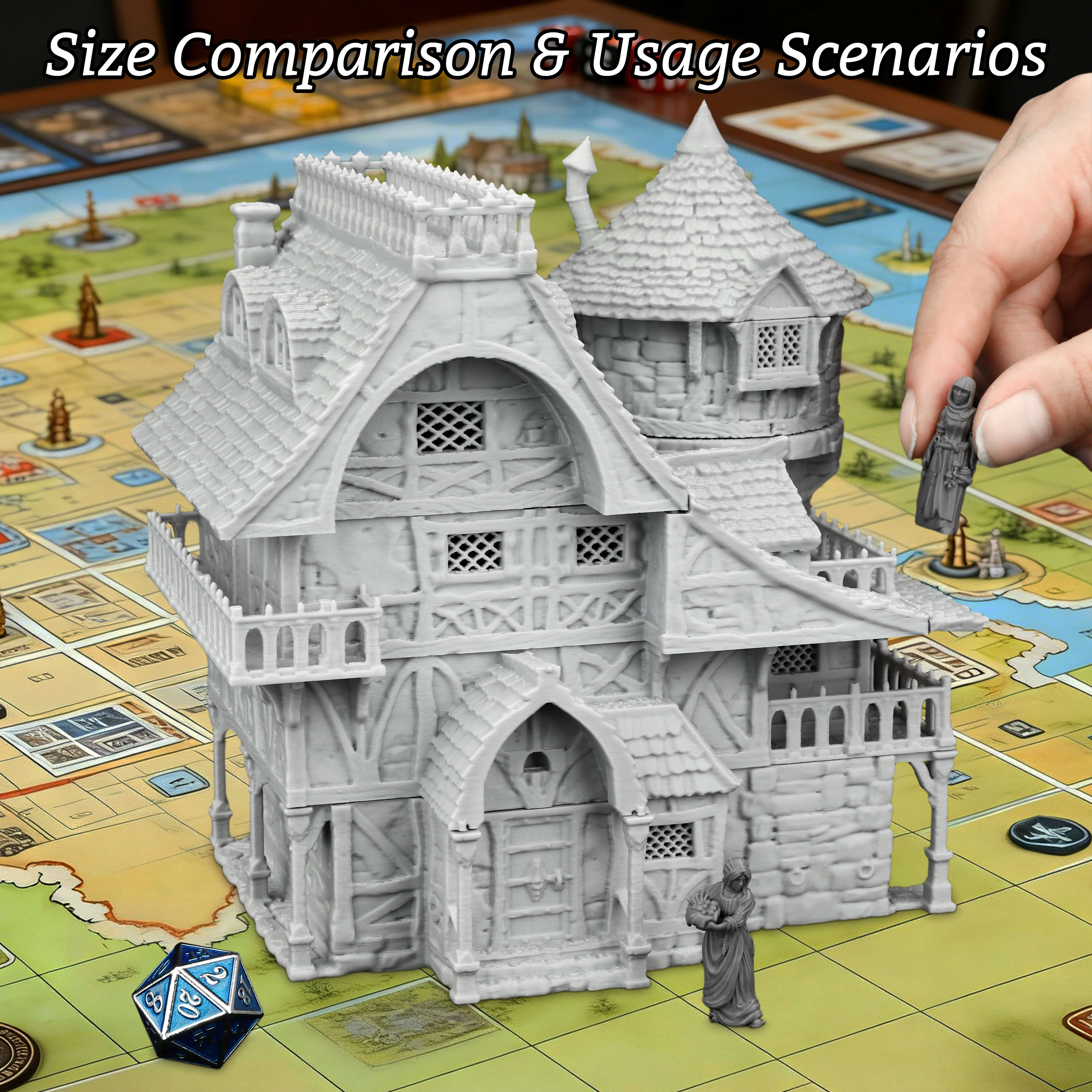 Fantasy Inn Miniature Building - Board Game Dune ulasan dan harga