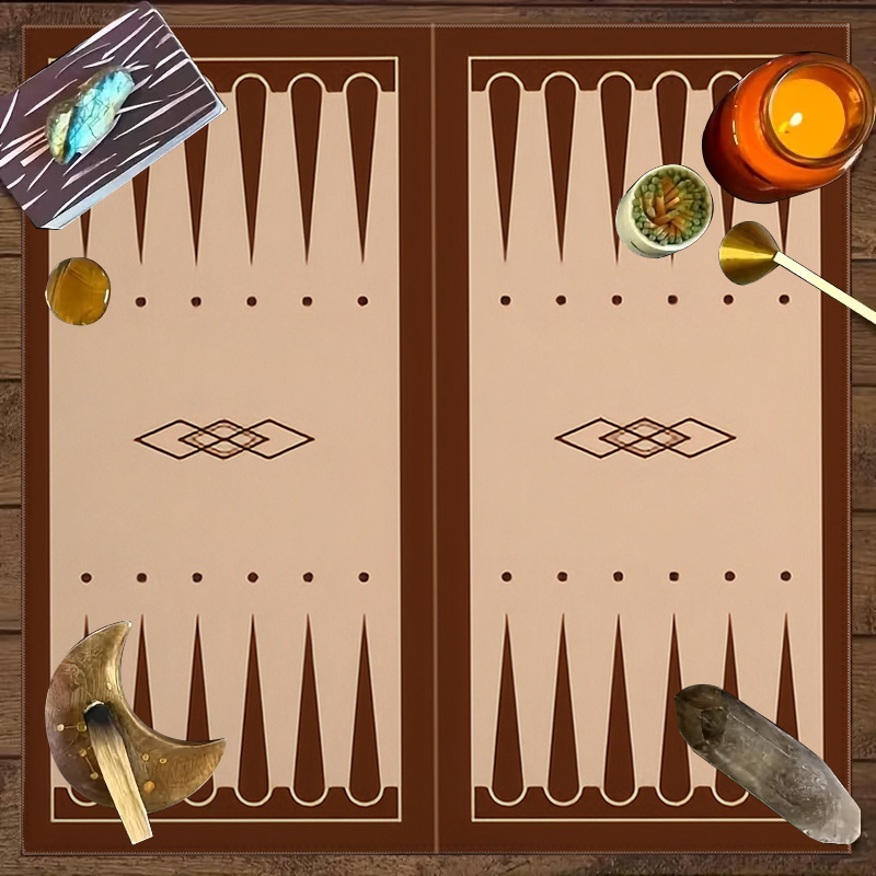 1pc Brown Backgammon Board Pri - Board Game Zenith ulasan dan harga