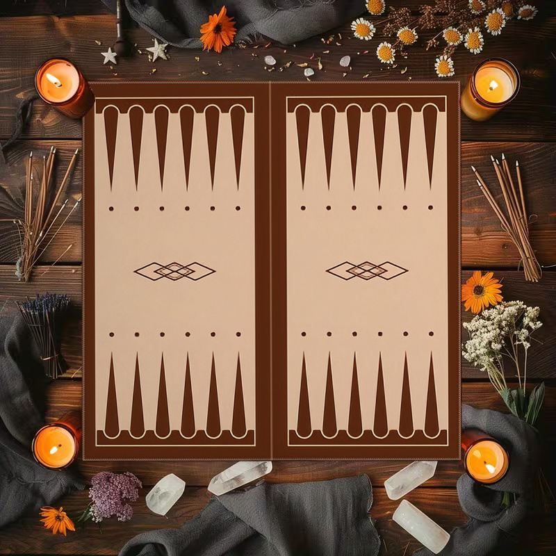 1pc Brown Backgammon Board Pri - Board Game Zenith ulasan dan harga