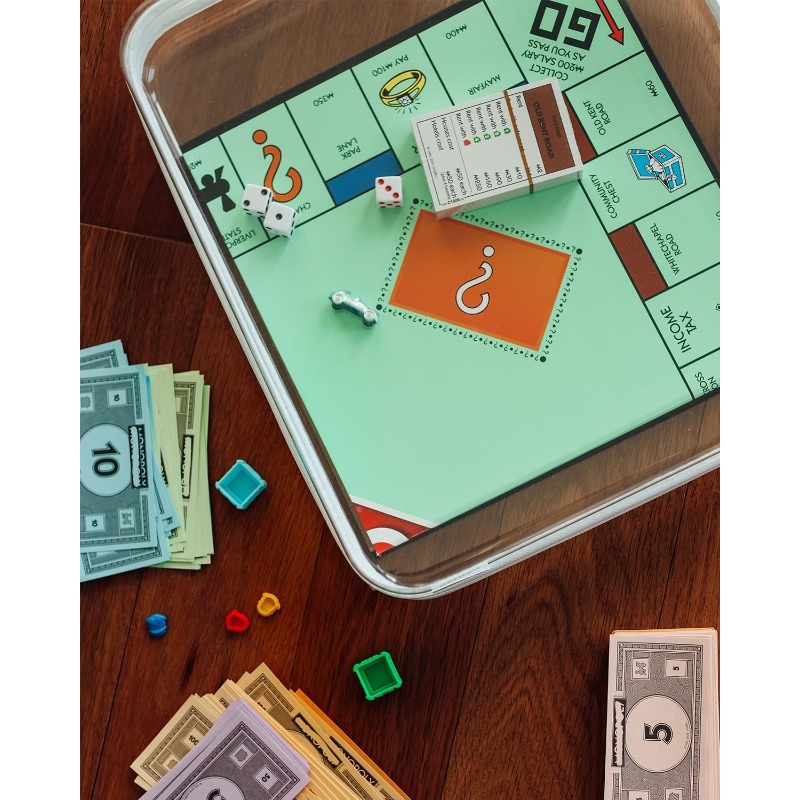 1pc Large Clear Hard Shell Sto - Board Game Organization ulasan dan harga