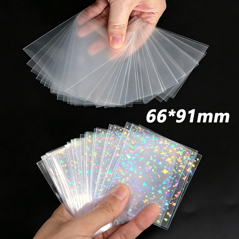 66x91mm Card Sleeves Holograph - Card Sleeves Protector ulasan dan harga
