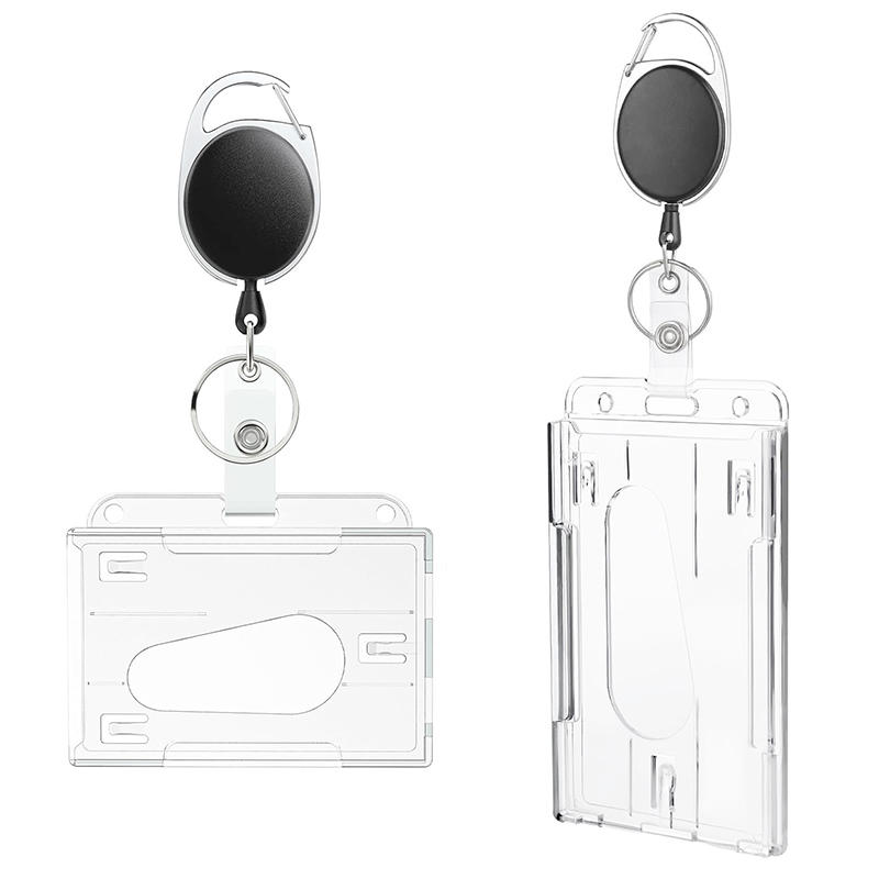 Transparent Cards Slots ID Tag - Card Sleeves Protector ulasan dan harga
