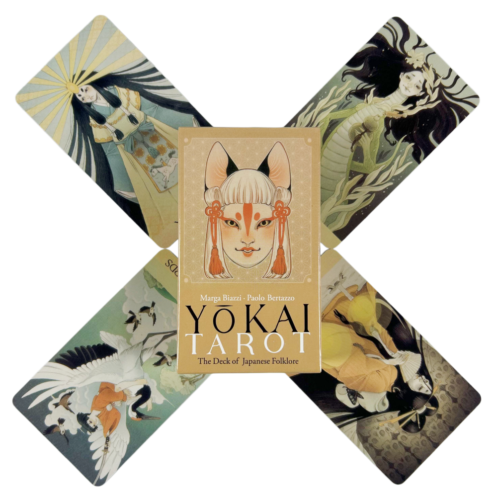 Yokai Tarot Deck 78 Pcs Cards  - Board Game Illustration ulasan dan harga