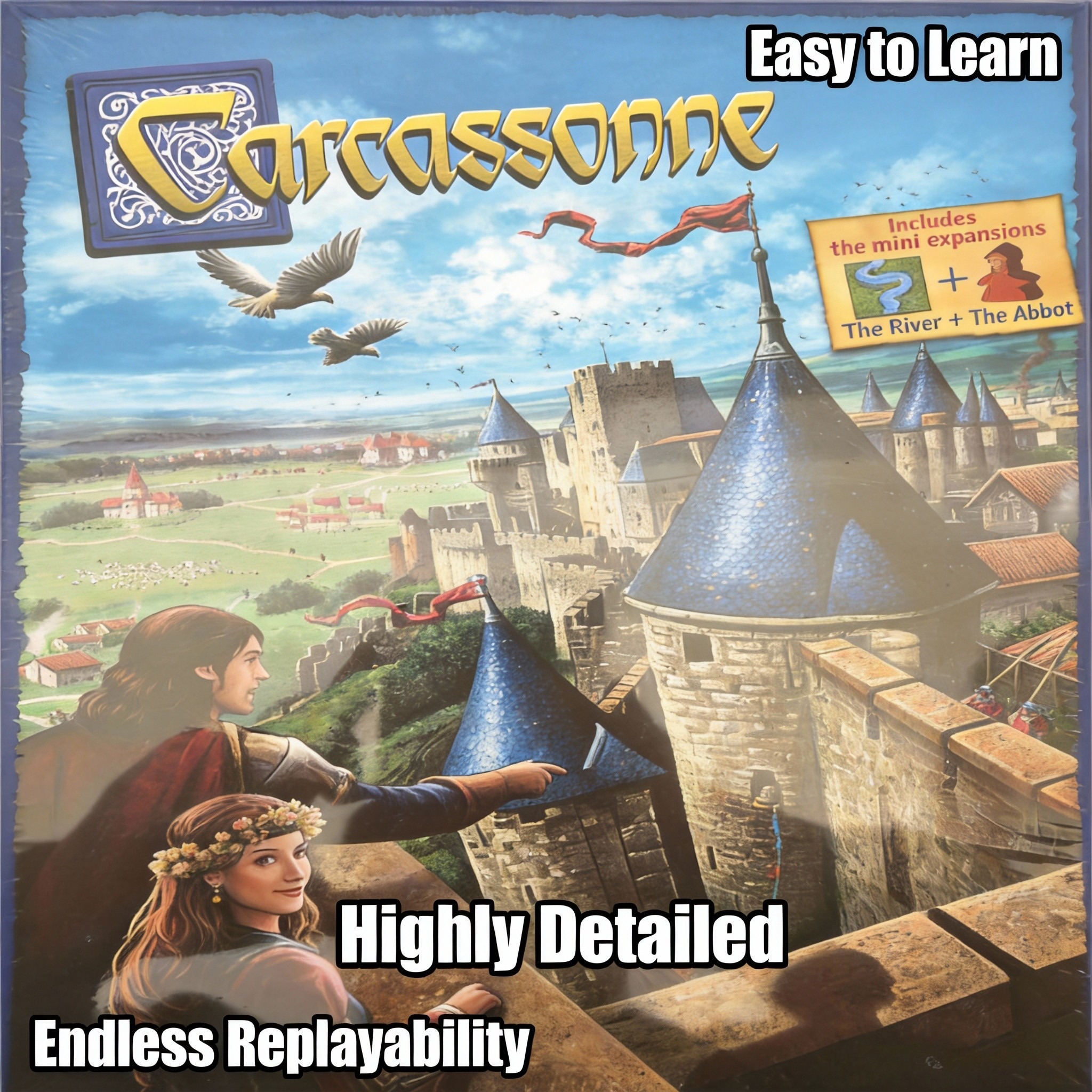 Carcassonne （English Edition）  - Board Game Zenith ulasan dan harga