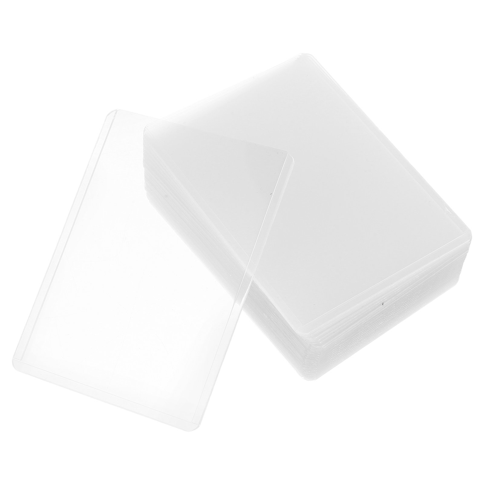 25Pcs PVC Card Holder Transpar - Card Sleeves Protector ulasan dan harga