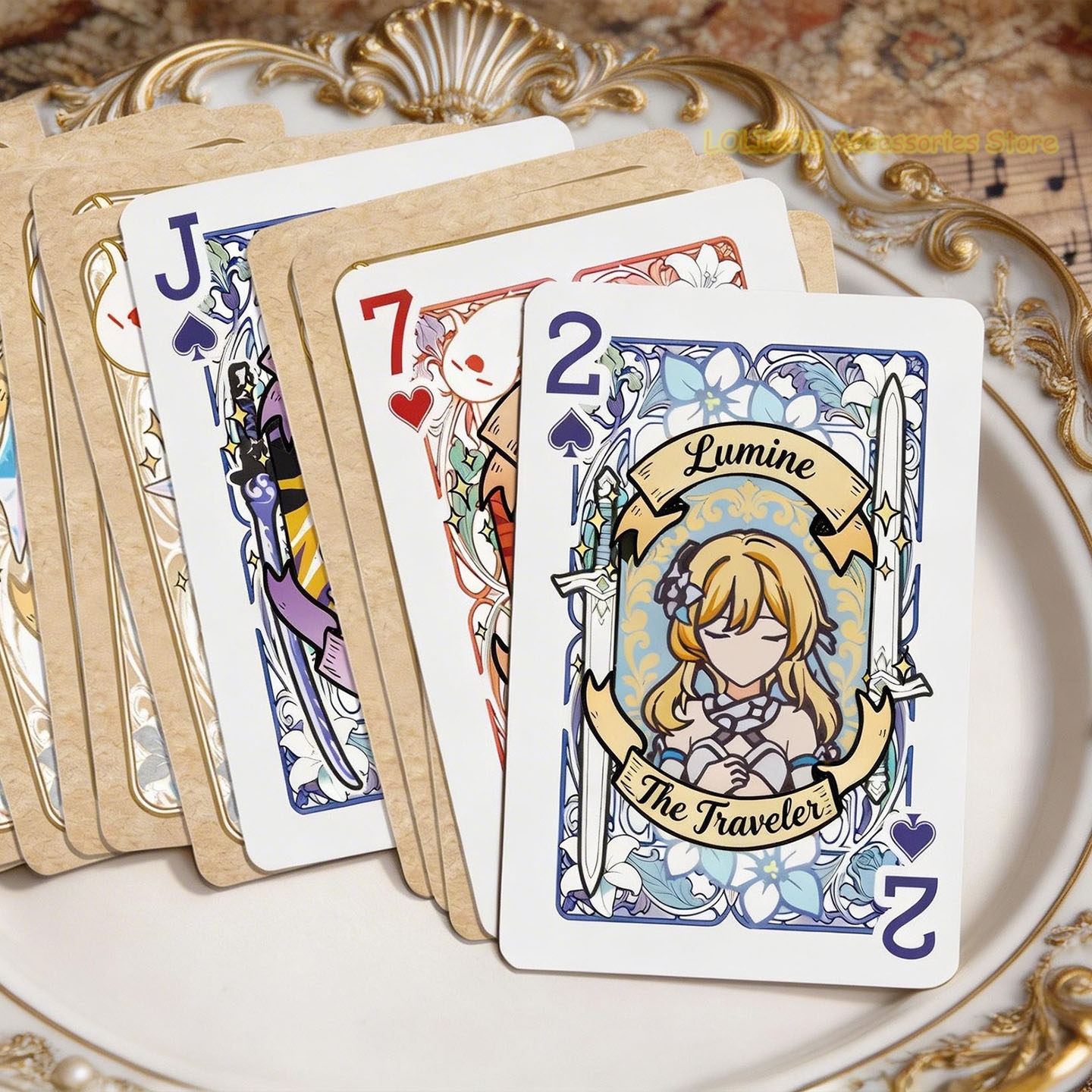 Anime Genshin Impact Nahida Fu - Board Game Card ulasan dan harga