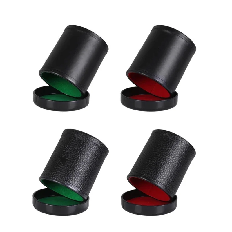 Dice Cup Set with Lid - Green/ - Board Game Yahtzee ulasan dan harga