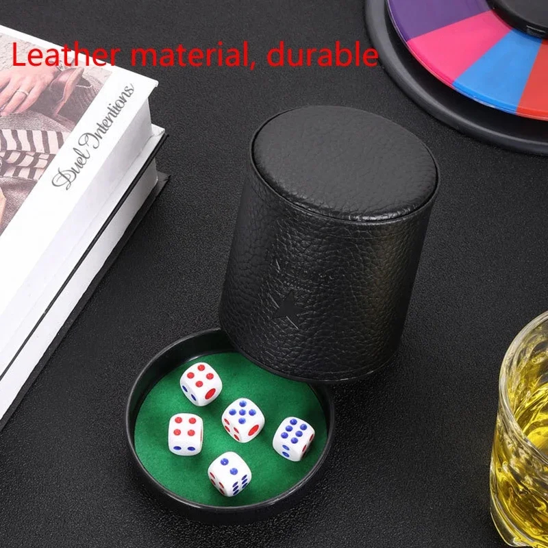Dice Cup Set with Lid - Green/ - Board Game Yahtzee ulasan dan harga