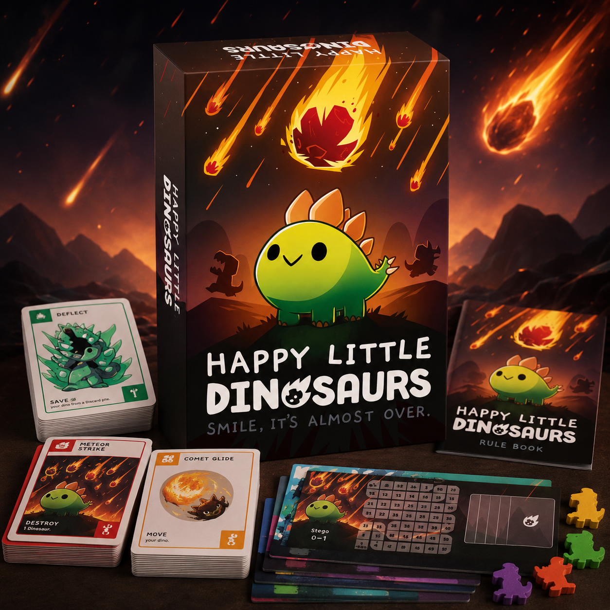 Happy Little Dinosaurs Cute Su - Strategy Board Game ulasan dan harga