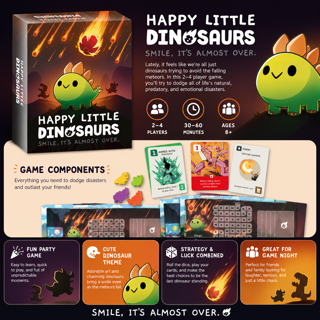 Happy Little Dinosaurs Cute Su - Strategy Board Game ulasan dan harga